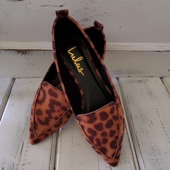 lulus leopard flats